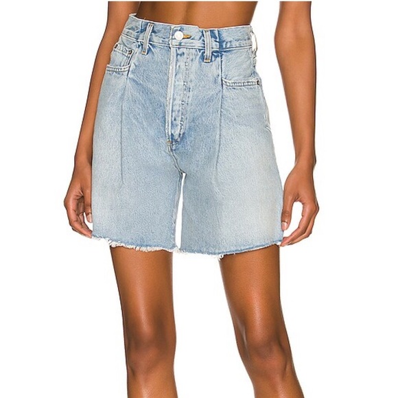 AGolde Fold Waistband Shorts Size 30 NWT - Picture 2 of 12